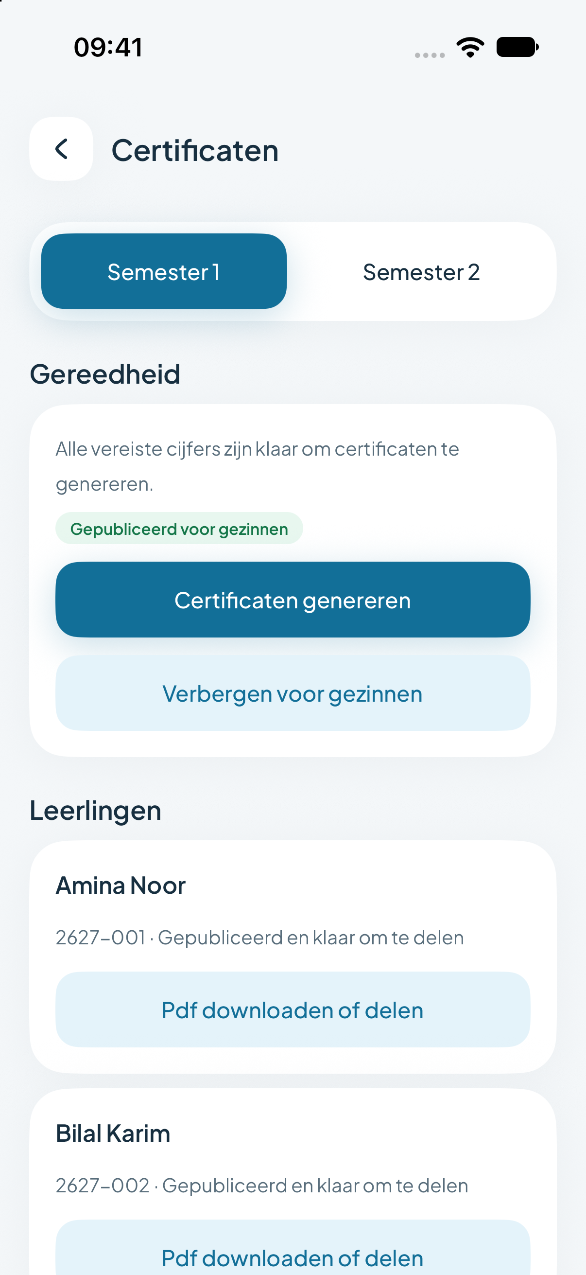 Certificaten genereren
