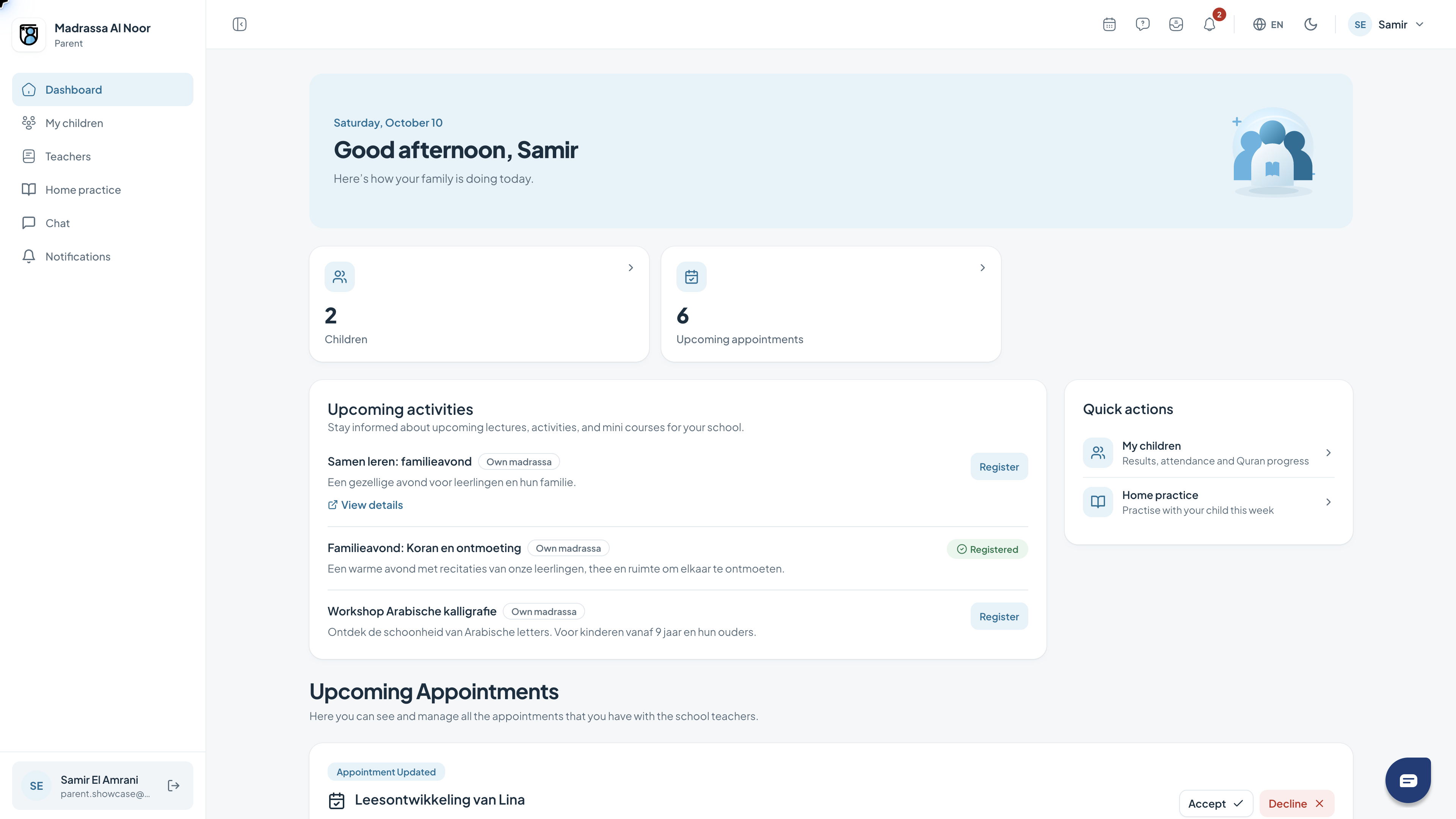 Ouderdashboard