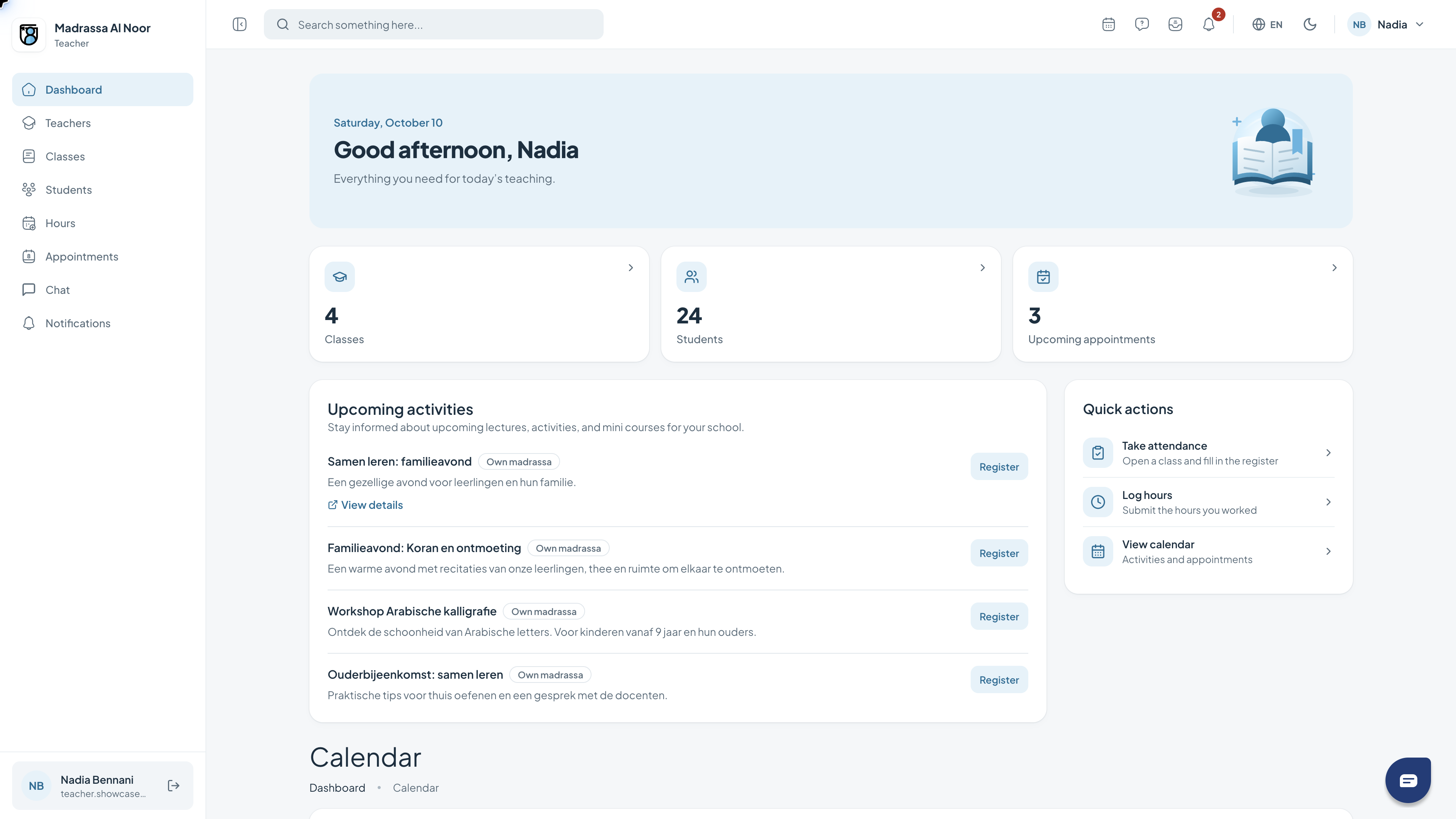Leraardashboard